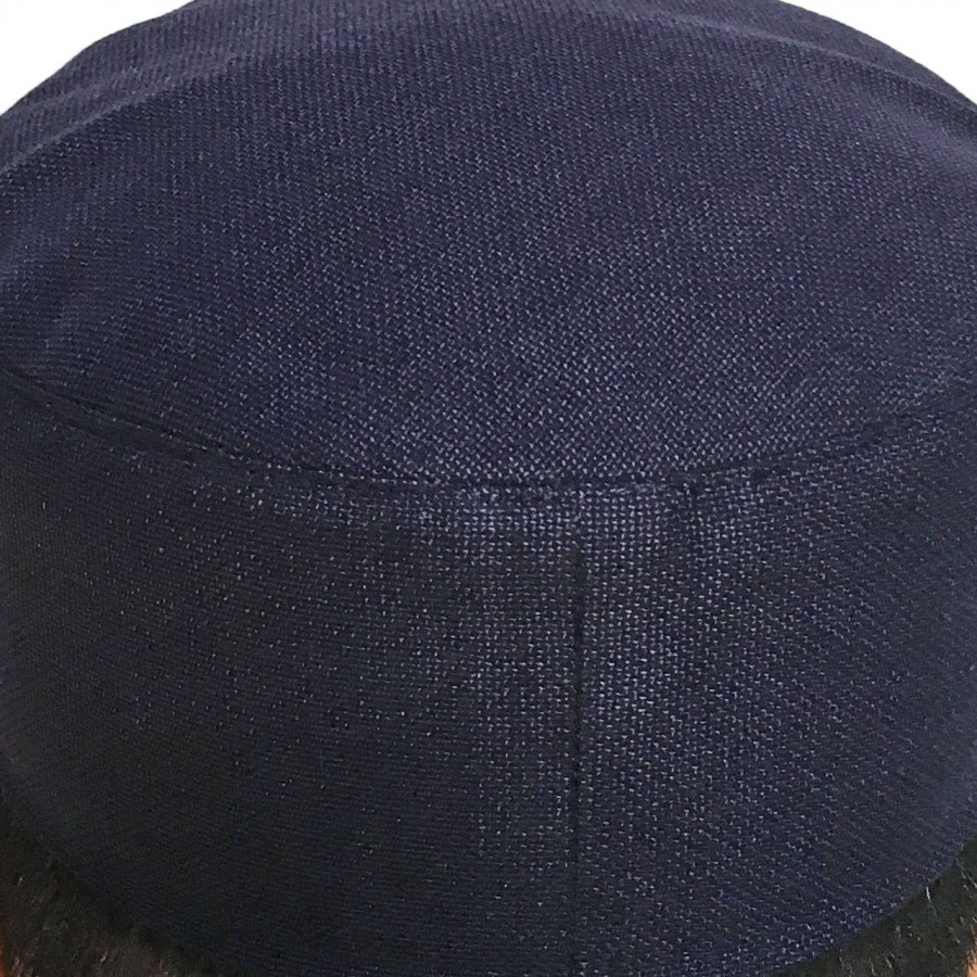 Navy Blue Premium Quality Coat Fabric ( Namaz Cap)  Cap / Kufi IBZ-300-1